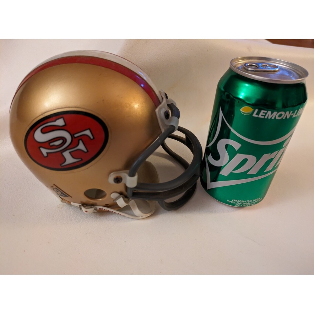 San Francisco 49ers NFL Throwback Retro Mini Helmet Riddell 3 5/8